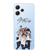 Xiaomi Redmi 12 Uyumlu Uyumlu Stray Kids Tasarımlı Şeffaf Telefon Kılıfı