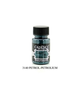 Cadence Dora Glass Metalik Cam Boyası 50 ml. 3140 PETROL 