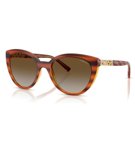 Vogue VO5634SB 1508T5 53 Polarize Kadın Güneş Gözlüğü (Kahverengi)