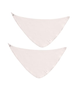 Natur Bandana Önlük  Bebek Boyunluğu - 2 Adet (Krem)