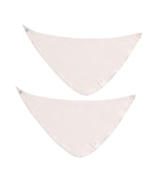 Natur Bandana Önlük  Bebek Boyunluğu - 2 Adet (Krem)