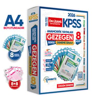 2026 KPSS Ortaöğretim GY-GK GEZEGEN Serisi 8li Deneme Paketi Kurumsal Türkiye Geneli Dijital Çözümlü