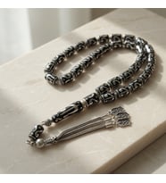 BlackCraft Gümüş Vav Model Tespih