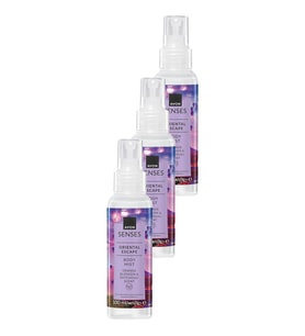 Senses Oriental Escape Portakal Çiçeği ve Paçuli Kokulu Vücut Spreyi 100ML Üçlü Set (Renksiz)