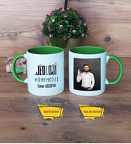 Jeoloji Mühendisi Kupa Bardak Yeşil Fotoğraflı Mühendisler Günü Hediyesi