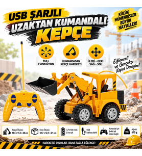4491 İŞ MAKİNESİ DOZER F/F 3.7V.USB(adet fiyatıdır)