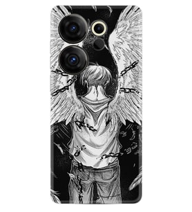 Camon 20 Premier 5g Kılıf Desenli Silikon Platinium Series Angel 1883