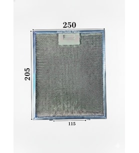 Silverline İle Uyumlu 1170 Astec 90 cm Aspiratör Metal Yağ Filtresi