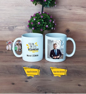 En İyi Eczacı Kupa Bardak Beyaz Fotoğraflı Tıp Bayramı Hediyesi Eczacılık Günü Hediyesi