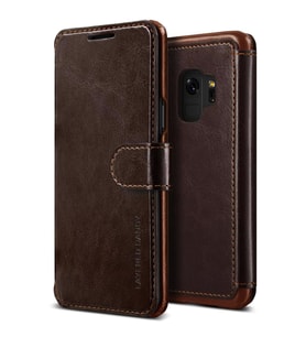 VRS Design Galaxy S9 ile Uyumlu Layered Dandy Kılıf Dark Brown