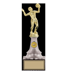 ODAK KUPA - Figürlü Kupalar - Voleybol Kadın Figürlü Kupalar FG-010 A - 28 cm