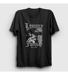 Presmono Unisex Siyah Forever Motörhead Lemmy Kilmister T-Shirt 36151tt
