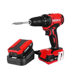 Rodex 3365a C.drıll 10mm 0-350/0-1350rpm 30nm 2x Lı-ıon 18v/2.0ah 2 Ge