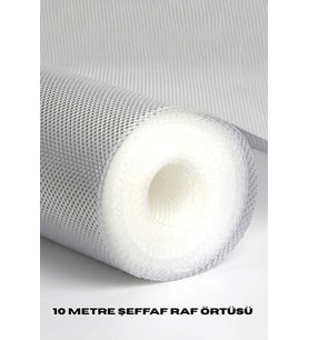 10 Metre Şeffaf Silikonlu Kaymaz Çekmece İçi Düzenleyici