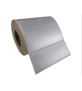 5000'li Sarım 5'li Silver Mat Barkod Etiketi 40 x 20