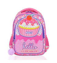 MUGGLE MU-7051 CUP CAKE PEMBE 2 BÖLMELİ SIRT ÇANTASI