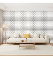 Bigpoint Yapışkanlı Tezgah Kaplama Folyosu 30x60cm Beyaz 6'lı Paket x 12 Adet