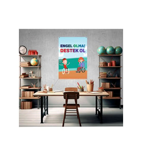 Engel Olma Destek Ol Fotoğraf Panosu Branda 100x150