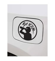 İyi İçer Komik Oto Yakıt Depo Kapağı Sticker 10*1,51 Cm