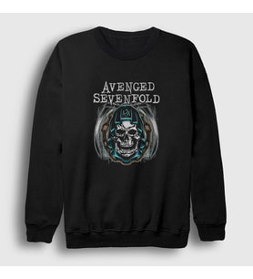 Presmono Unisex Siyah Chains Avenged Sevenfold Sweatshirt 15526tt