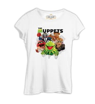 The Muppets Beyaz Kadın Tshirt