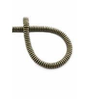 Hematit Doğal Taş Mat Antik Sarı Rondela Kesim 6x1mm Dizi [AA]