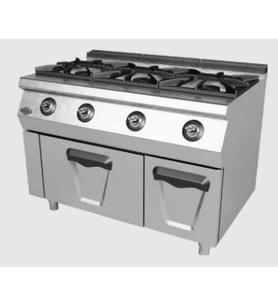 Empero EMP.PLS.7KG031 Pls70-ocak Gazlı-7kg031 Altı Fırınlı,(40*40)*3adet Dökümlü