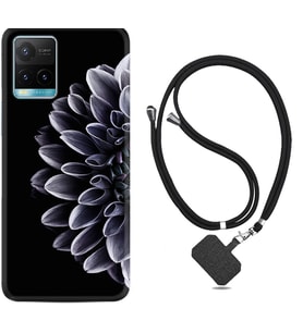 Vivo Y11S Y21S Y20 Y20S Y70 Kılıf Boyun Askılı Silikon Çiçekler 1639