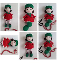 Şapkalı Bebek Amigurumi Organik Oyuncak