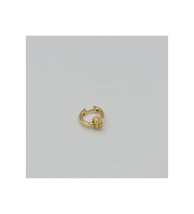Cerrahi Çelik Taşlı Toplu Halka Küpe Tragus Helix Kıkırdak Piercing