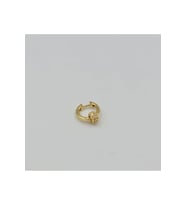 Cerrahi Çelik Taşlı Toplu Halka Küpe Tragus Helix Kıkırdak Piercing
