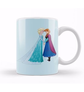 Elsa ve Anna Kupa Bardak Porselen