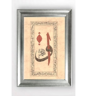 GÜMÜŞ ÇERÇEVELİ TABLO A1394