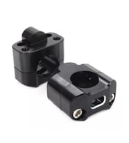 430 2 Parça Motosiklet Gidon Yükselticil 22 mm. 28 mm Siyah Takım