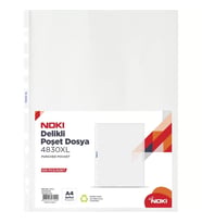 Noki Poşet Dosya A4 Ekstra Geniş XL (100 lü Paket)
