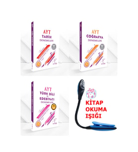 Karekök Yayınları AYT Sözel Dersler Deneme Seti Kazandıran Süper Set + Kitap Okuma Işığı Hediye (Çok Renkli)