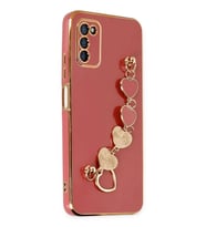 Durukar® Samsung Galaxy A03S Kılıf Esila Silikon - Kırmızı