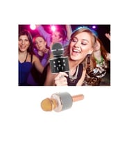 Kablosuz Taşınabilir Karaoke Mikrofon Bluetooth Usb Hoparlör