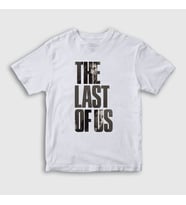 Presmono Unisex Çocuk Beyaz Joel And Ellie Oyun The Last Of Us T-Shirt 359867tt