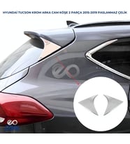 Hyundai Tucson Krom Arka Cam Köşe Çıta 2 prç 2015-2019 P.ÇELİK