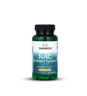 Swanson Vitamins, NAC, 600 mg, 100 Vegan Capsules