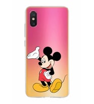 Xiaomi Mi 8 Pro Uyumlu Kapak Mickey Mouse Tasarımlı Şeffaf Silikon Kılıf