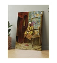 Arthur Von Ferraris Kitap Okuyan Adam Dini Kanvas Tablo