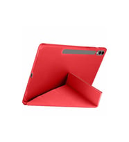 Galaxy X610 Tab S9 Fe Plus 12.4 Kılıf Kalemlikli Mars Tablet Kılıfı - Kırmızı