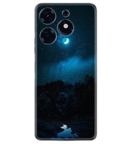 Tecno Spark 10 Pro Kılıf Silikon Desen Özel Seri Gece 1633