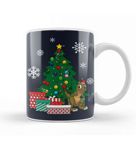 Ducky Around The Christmas Tree Land Before Time Kupa Bardak Porselen