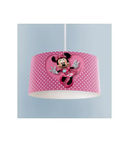 MEKTA HOME BEBEK VE ÇOCUK ODASI Büyük Kalpli Minnie Mause Desenli Avize