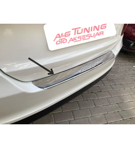 Fiat Egea Sedan Krom Arka Tampon Eşiği 2015 ve Sonrası P.Çelik