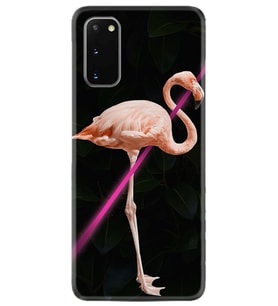 Samsung A02S A03S A10 A12 A13 A21S A22 Kılıf Desenli Silikon Line Filamingo 1776
