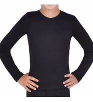 Tutku Erkek Çocuk Thermal Fanila Tek Üst   (Siyah)